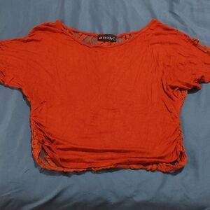 Body Glove Women's Vibrant Orange Crop Top